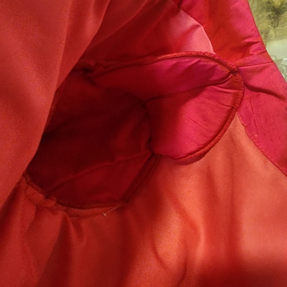 Vintage Pink Boogies Thai 100%  Puff Silk  Jacket  & Dress Set - Picture 13 of 17